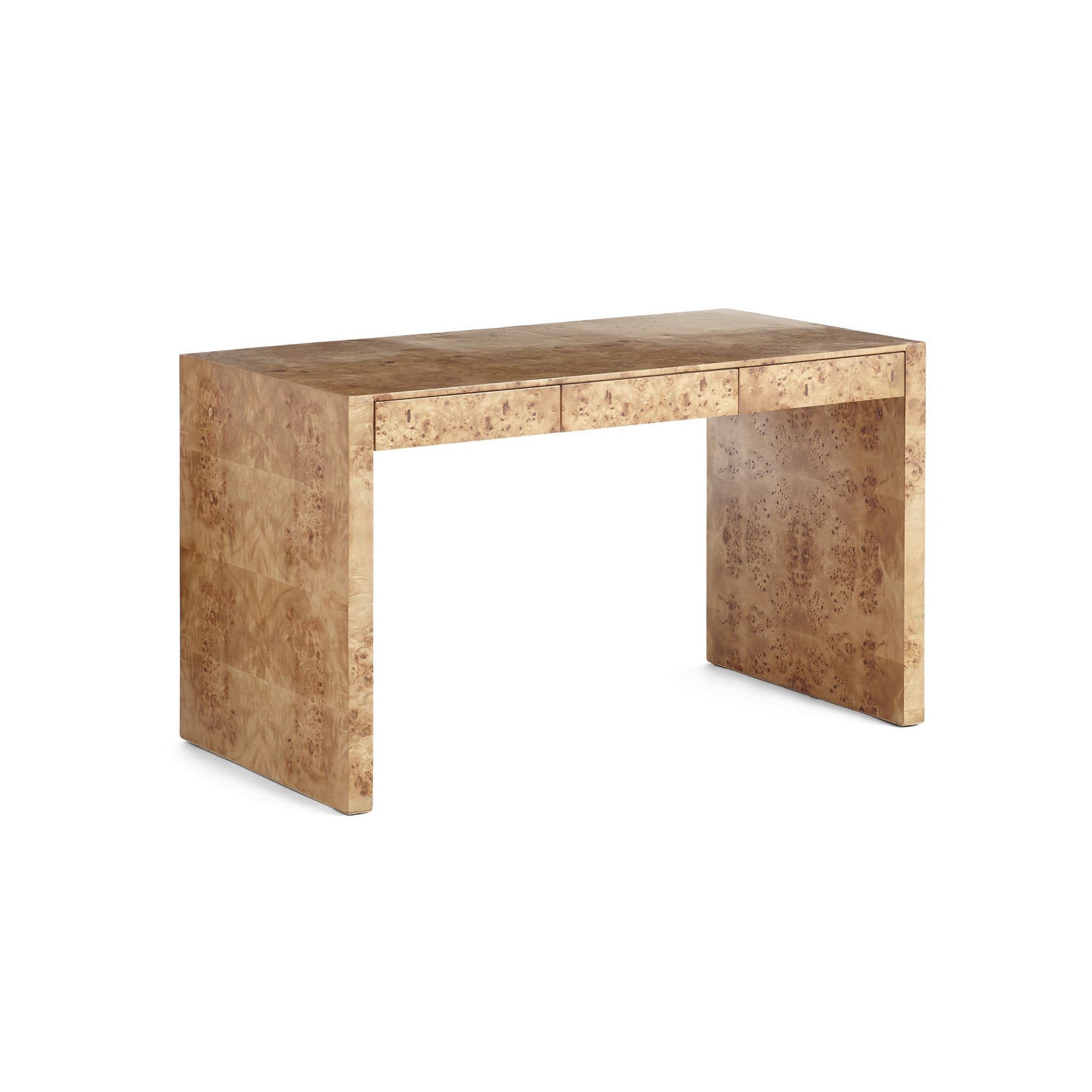 Oslo Burl Wood Veneer Desk