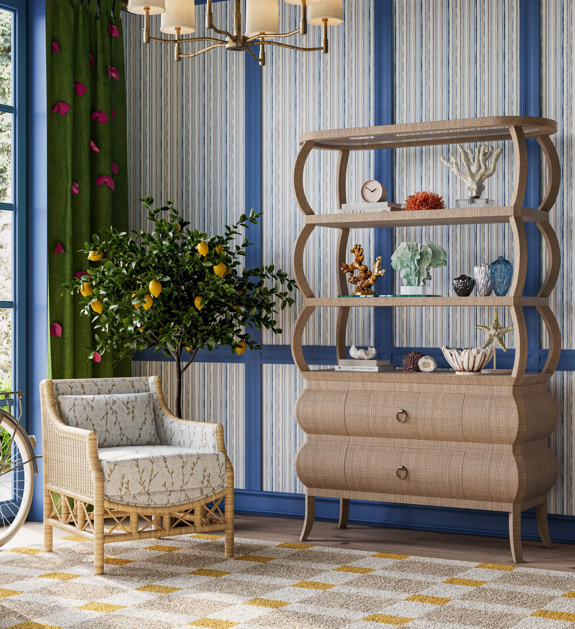 Maris Rattan Lounge Chair