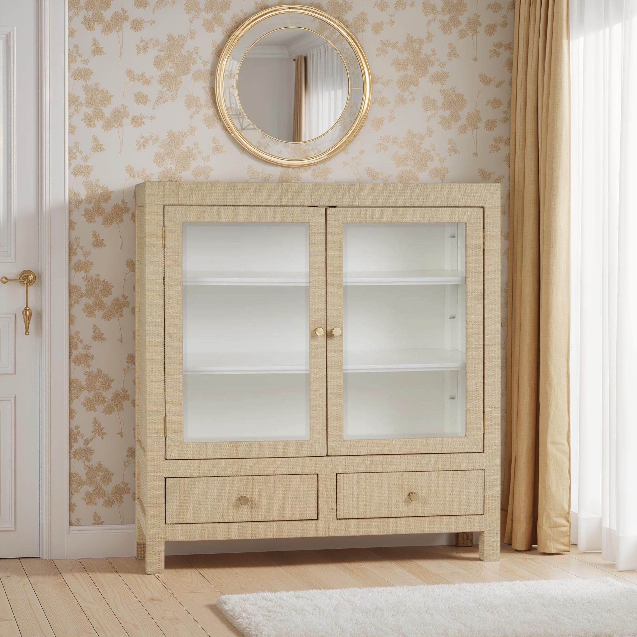 Santos Woven Display Cabinet