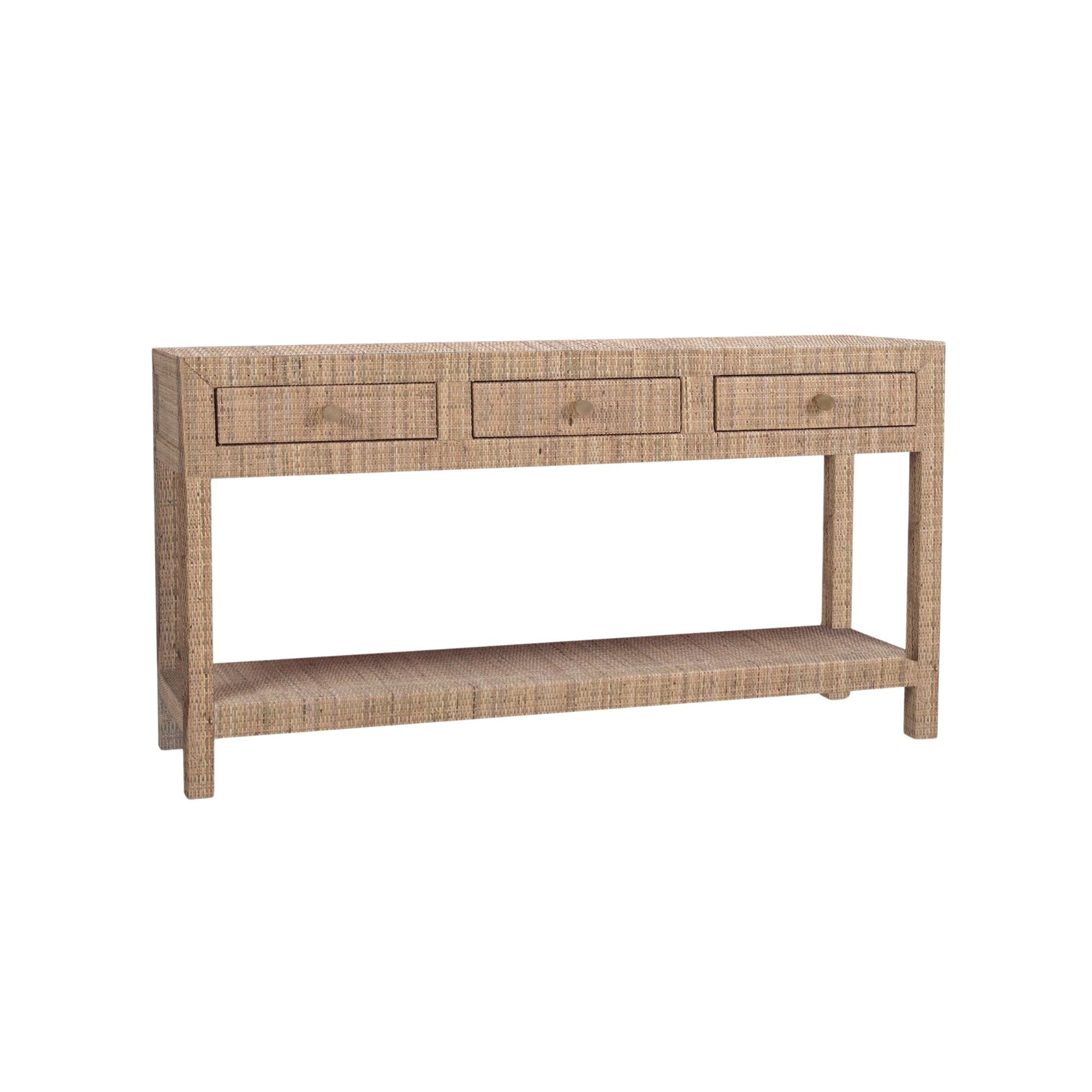 Santos Woven Console Table