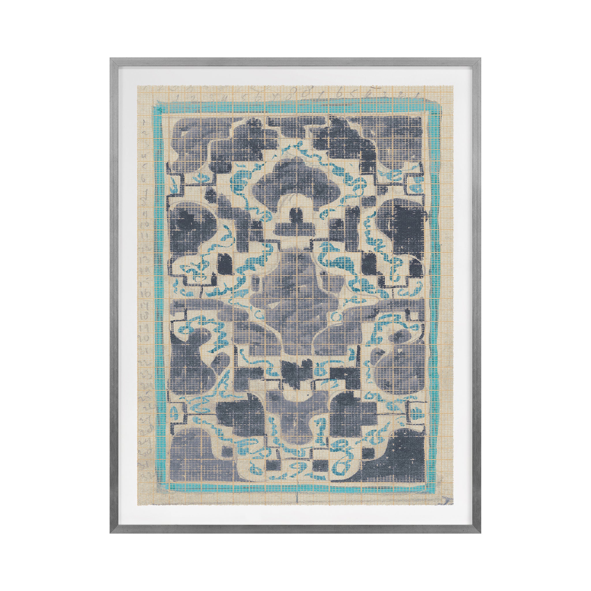 Delara Indigo Art Print