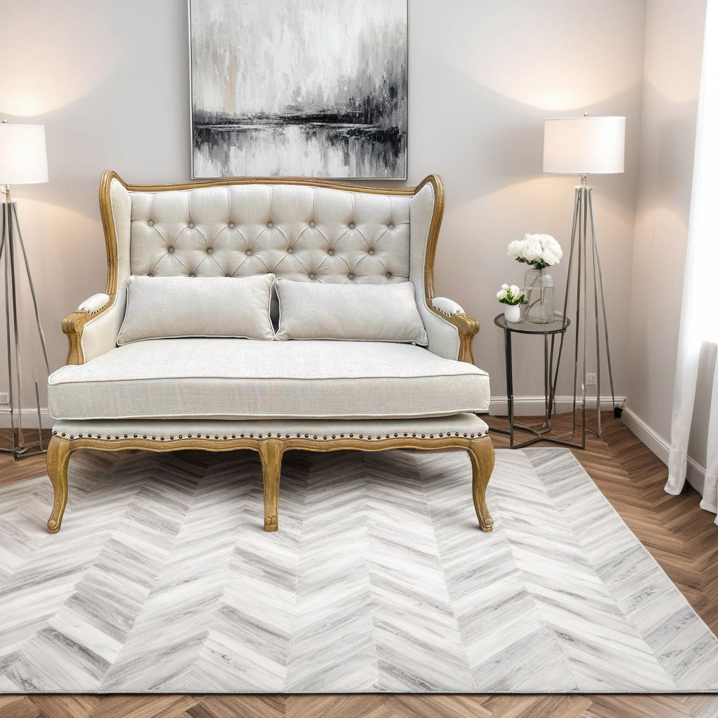 Saint-Raphael Tufted Settee